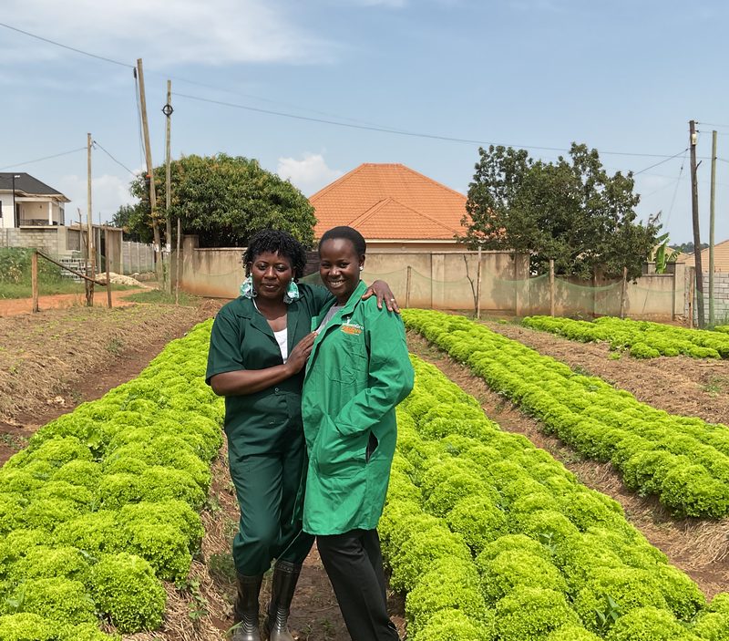 Two WomenGro women in the field